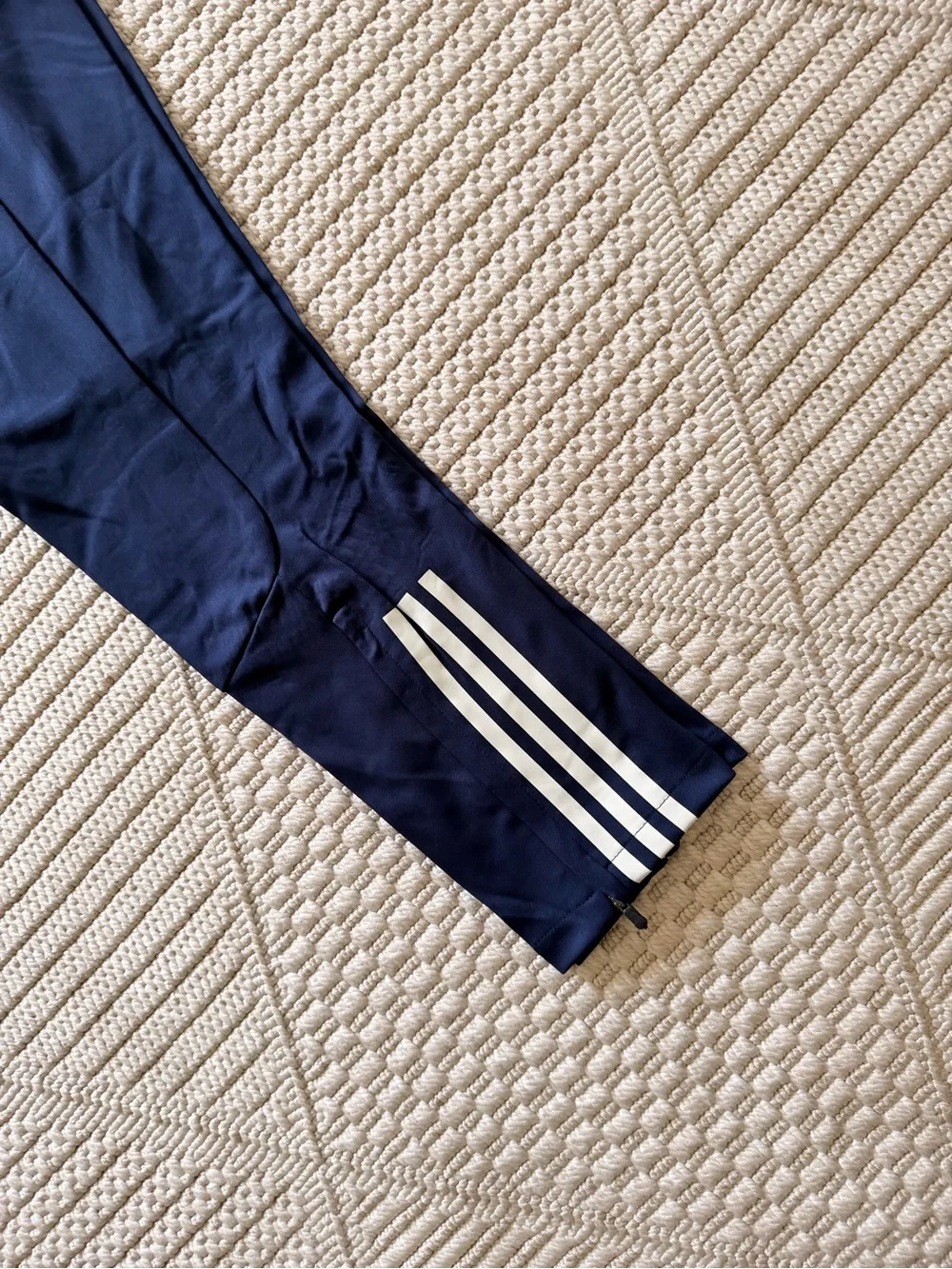 adidas Navy and White Italy Training Track Top & Pants Set